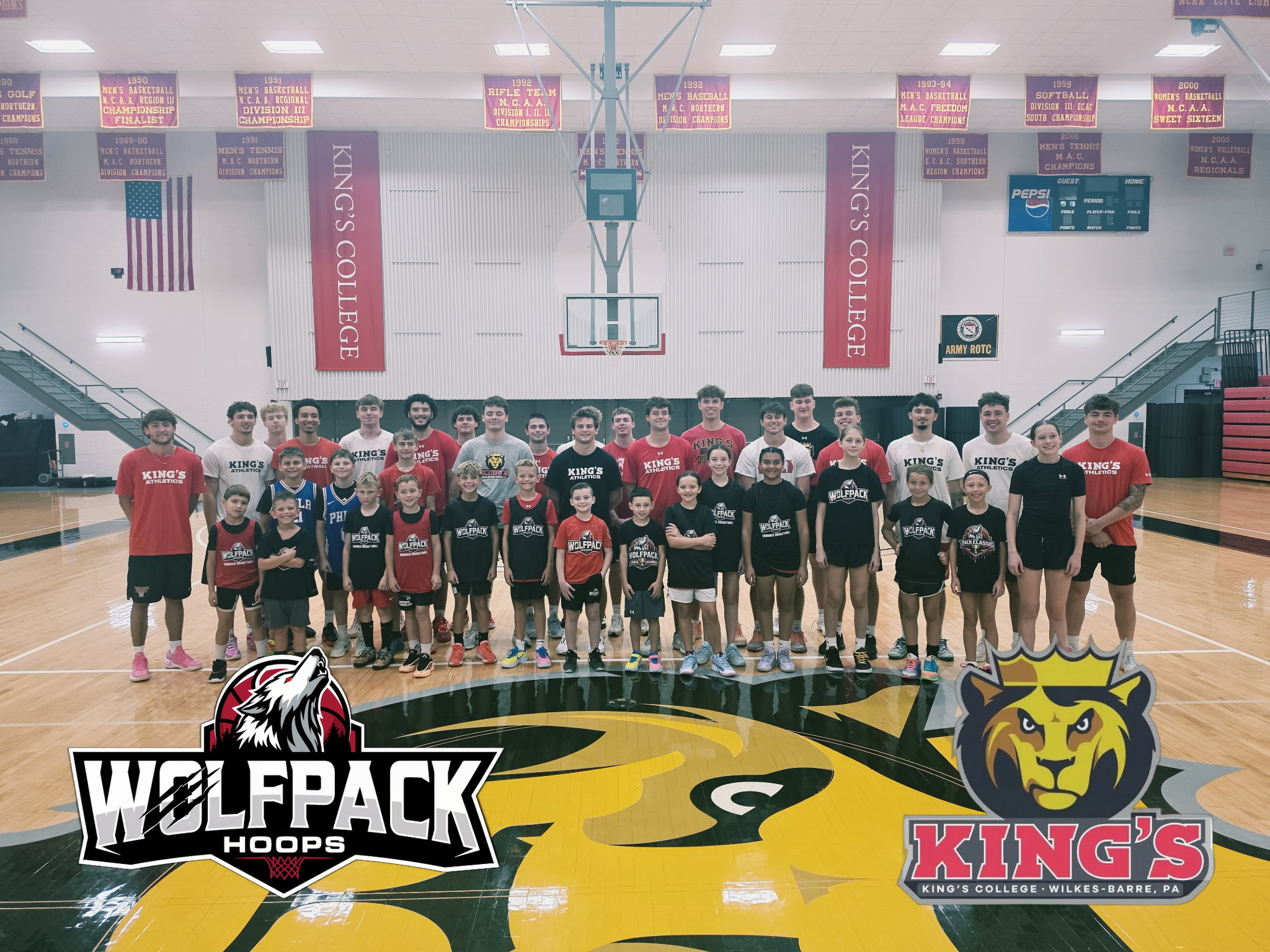 Wolfpack Visits King’s College